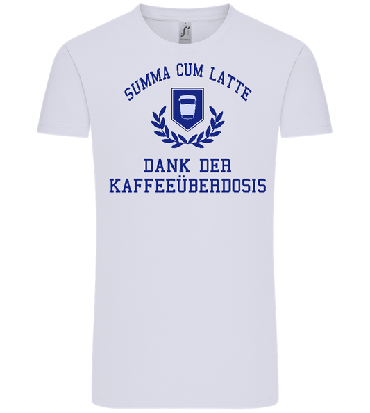 Kaffeeüberdosis Design - Comfort Unisex T-Shirt_LILAK_front