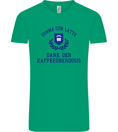 Kaffeeüberdosis Design - Comfort Unisex T-Shirt_SPRING GREEN_front