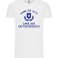 Kaffeeüberdosis Design - Comfort Unisex T-Shirt_WHITE_front