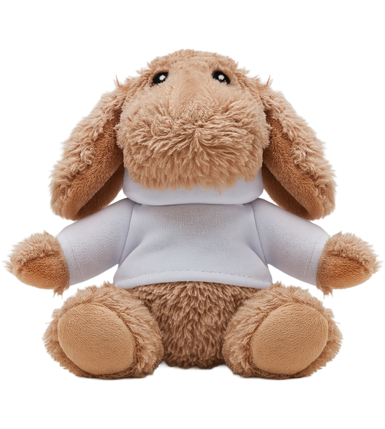 Dog Plush with Hoodie_WHITE_front