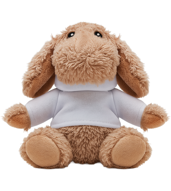 Dog Plush with Hoodie_WHITE_front