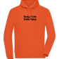 Family over Everything Design - Comfort unisex hoodie_BURNT ORANGE_front