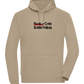 Family over Everything Design - Comfort unisex hoodie_KHAKI_front