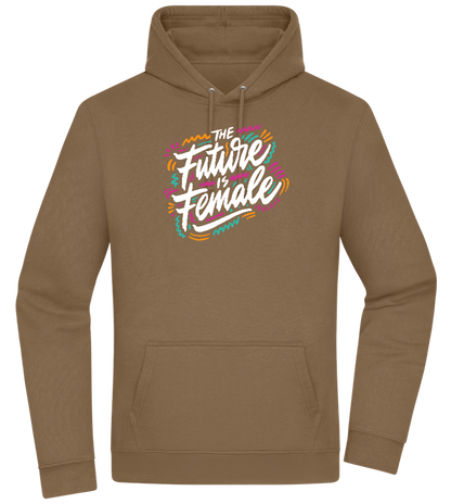 Future Is Female Design - Premium Essential Unisex Hoodie_ARMY_front