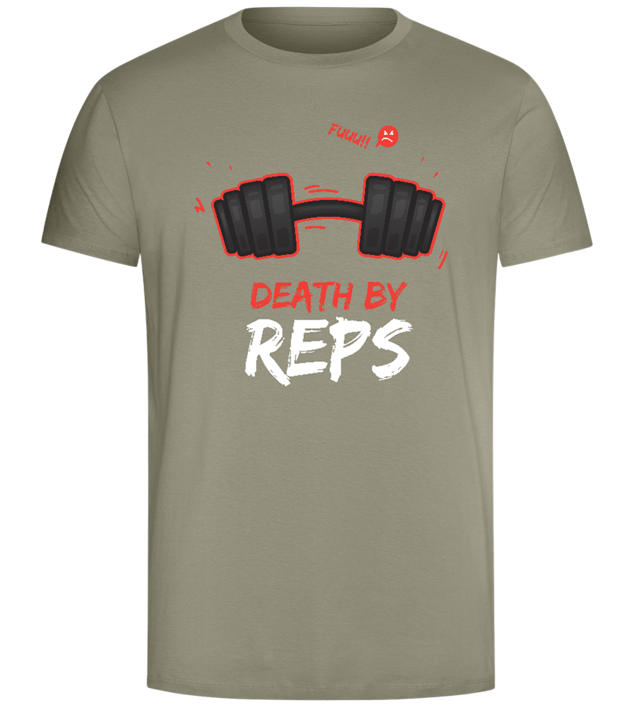 Rep Until Failure Design - Comfort Unisex T-Shirt_KHAKI_front