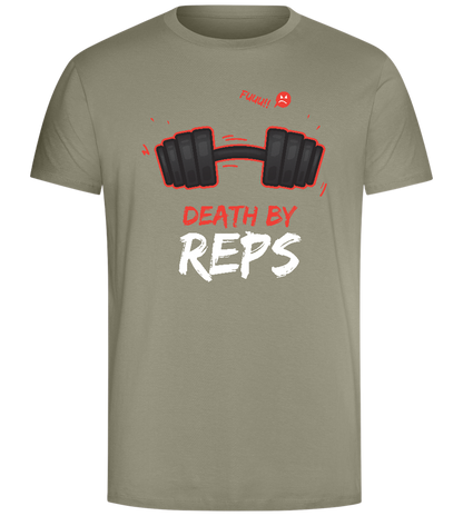 Rep Until Failure Design - Comfort Unisex T-Shirt_KHAKI_front