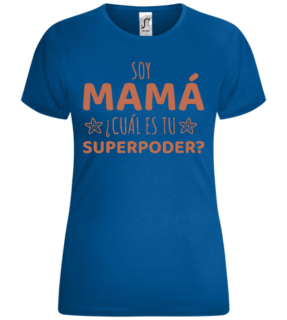 Cual es tu Superpoder Design - Comfort women's t-shirt_ROYAL_front