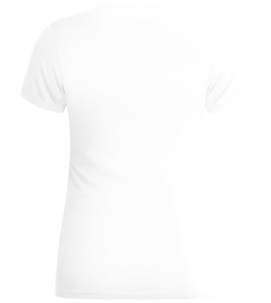 Cual es tu Superpoder Design - Comfort women's t-shirt_WHITE_back