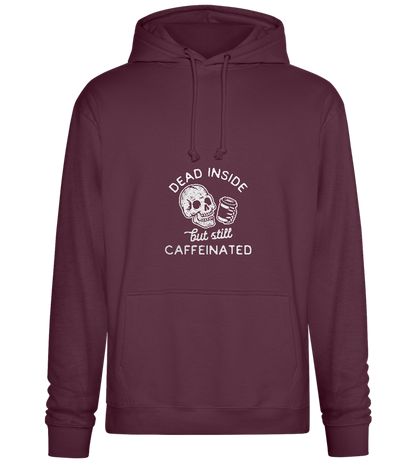 Coffee Design - Premium Essential Unisex Hoodie_BORDEAUX_front