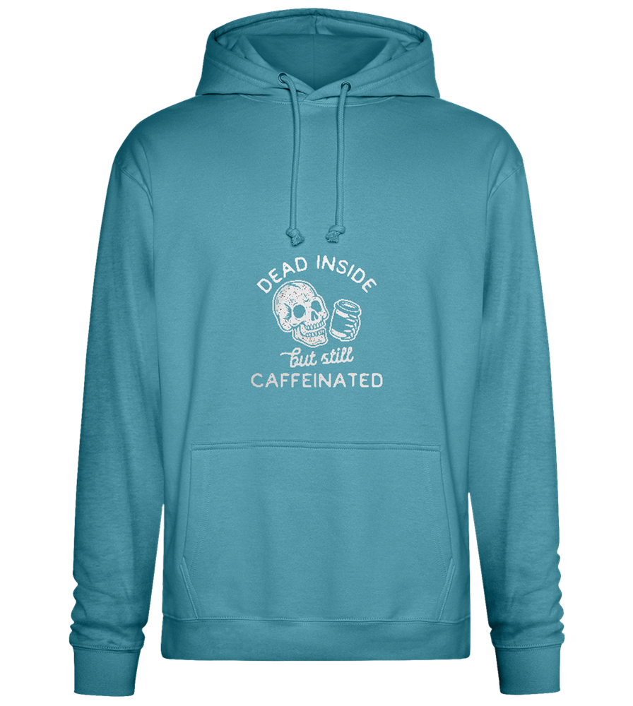 Coffee Design - Premium Essential Unisex Hoodie_POOL BLUE_front