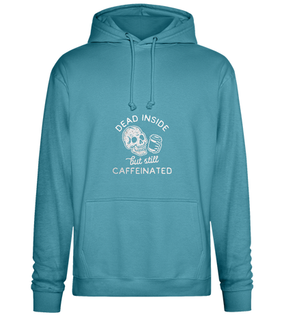 Coffee Design - Premium Essential Unisex Hoodie_POOL BLUE_front