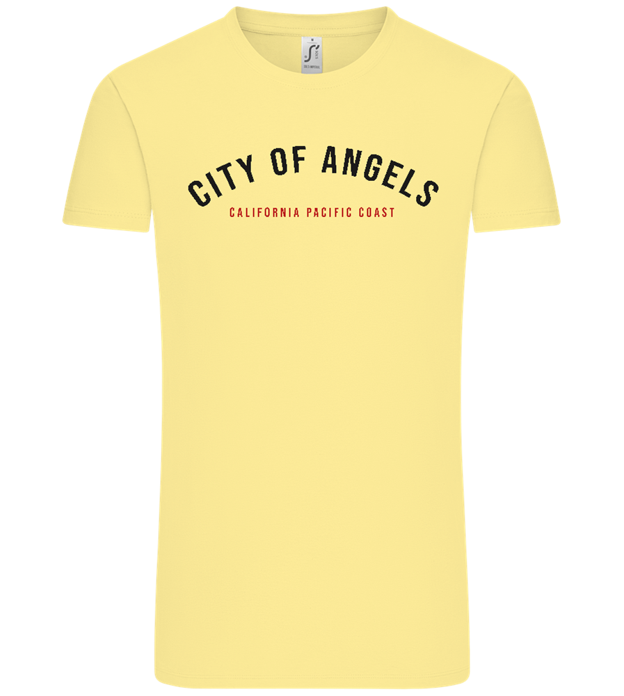 City of Angels Design - Comfort Unisex T-Shirt_AMARELO CLARO_front