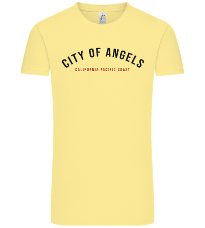 City of Angels Design - Comfort Unisex T-Shirt_AMARELO CLARO_front