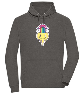 Rainbow Mushroom Smiley Design - Comfort unisex hoodie