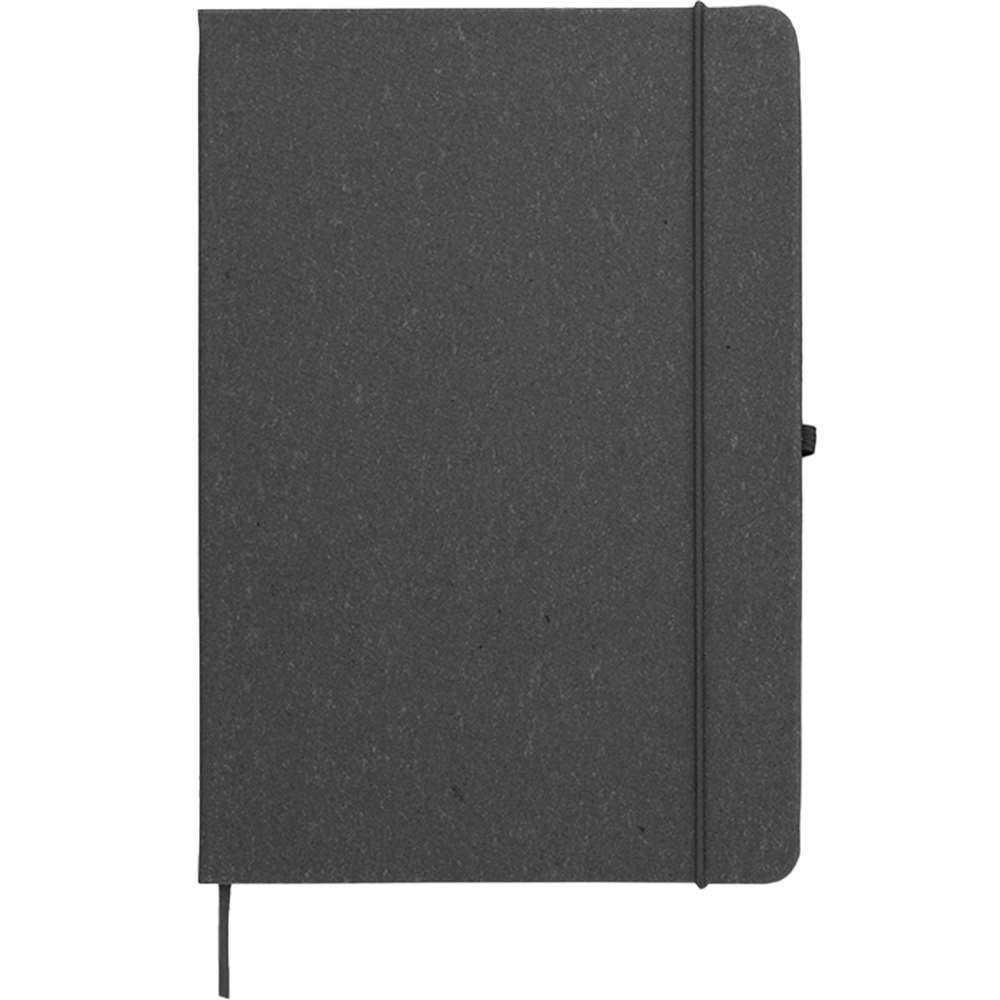 A5 Recycled Leather Notebook Set_BLACK_front