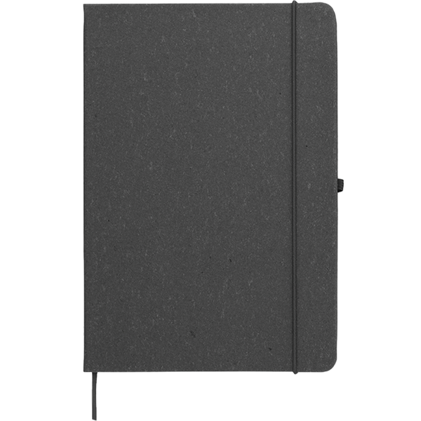 A5 Recycled Leather Notebook Set_BLACK_front