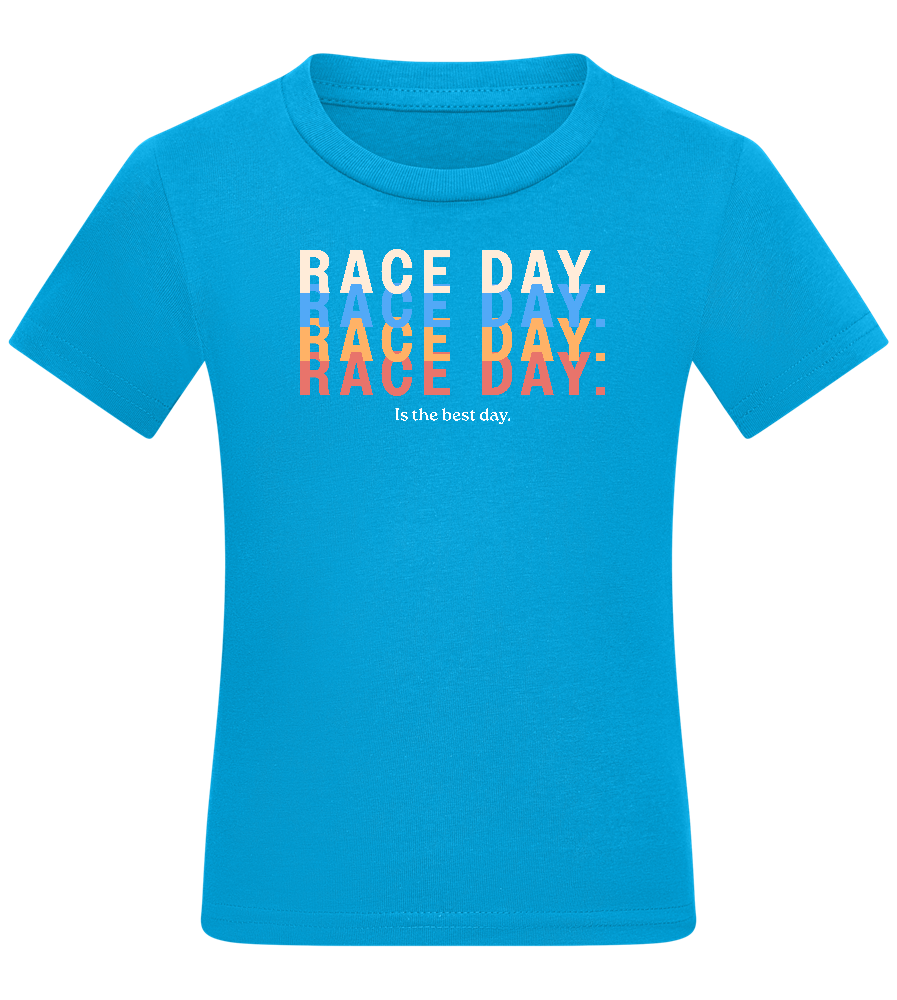 Best Day of the Week Design - Comfort kids fitted t-shirt_TURQUOISE_front