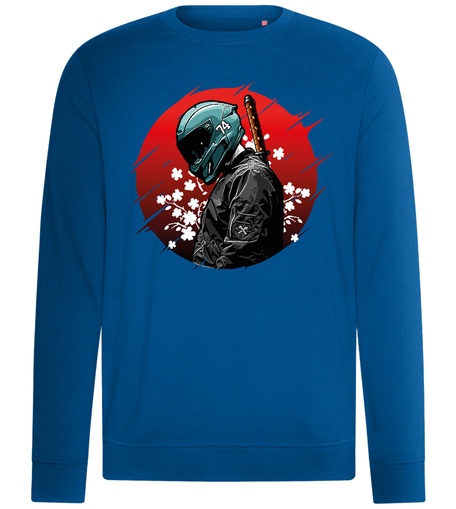 Samurai Bike 2 Design - Comfort unisex sweater_ROYAL_front