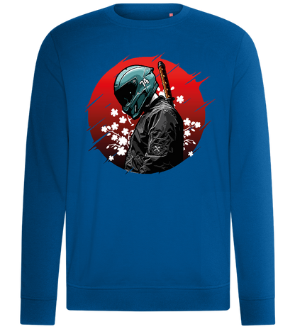 Samurai Bike 2 Design - Comfort unisex sweater_ROYAL_front