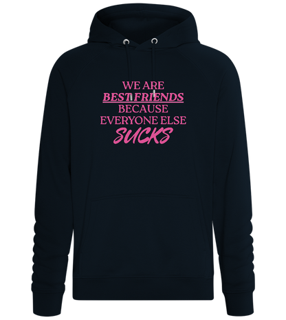 Best Friends Design - Comfort unisex hoodie_BLACK_front