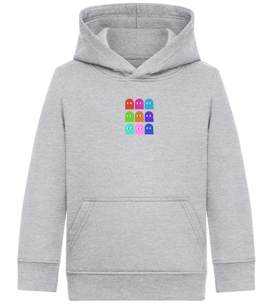 Classic Ghosts Design - Comfort Kids Hoodie_ORION GREY II_front