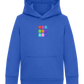 Classic Ghosts Design - Comfort Kids Hoodie_ROYAL_front