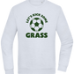 Let's Kick Some Grass Design - Comfort Essential Unisex Sweater_CREAMY BLUE_front