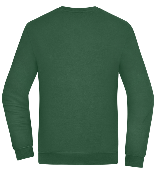 The Man The Myth The Legend Design - Comfort Essential Unisex Sweater_GREEN BOTTLE_back