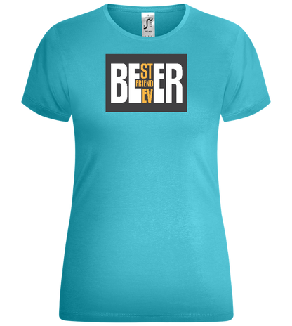 Beer Best Friend Design - Comfort women's t-shirt_HAWAIIAN OCEAN_front