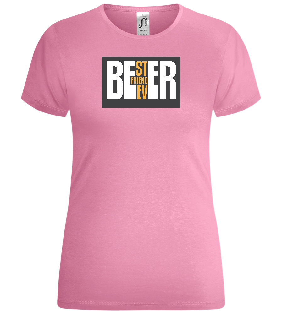 Beer Best Friend Design - Comfort women's t-shirt_PINK ORCHID_front