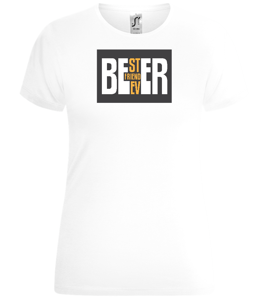 Beer Best Friend Design - Comfort women's t-shirt_WHITE_front