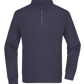 Premium Unisex Zip-Neck Pullover_FRENCH NAVY_front