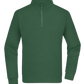 Premium Unisex Zip-Neck Pullover_GREEN BOTTLE_front