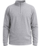 Premium Unisex Zip-Neck Pullover_GREY MELANGE_front