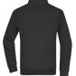 Premium Unisex Zip-Neck Pullover_BLACK_back