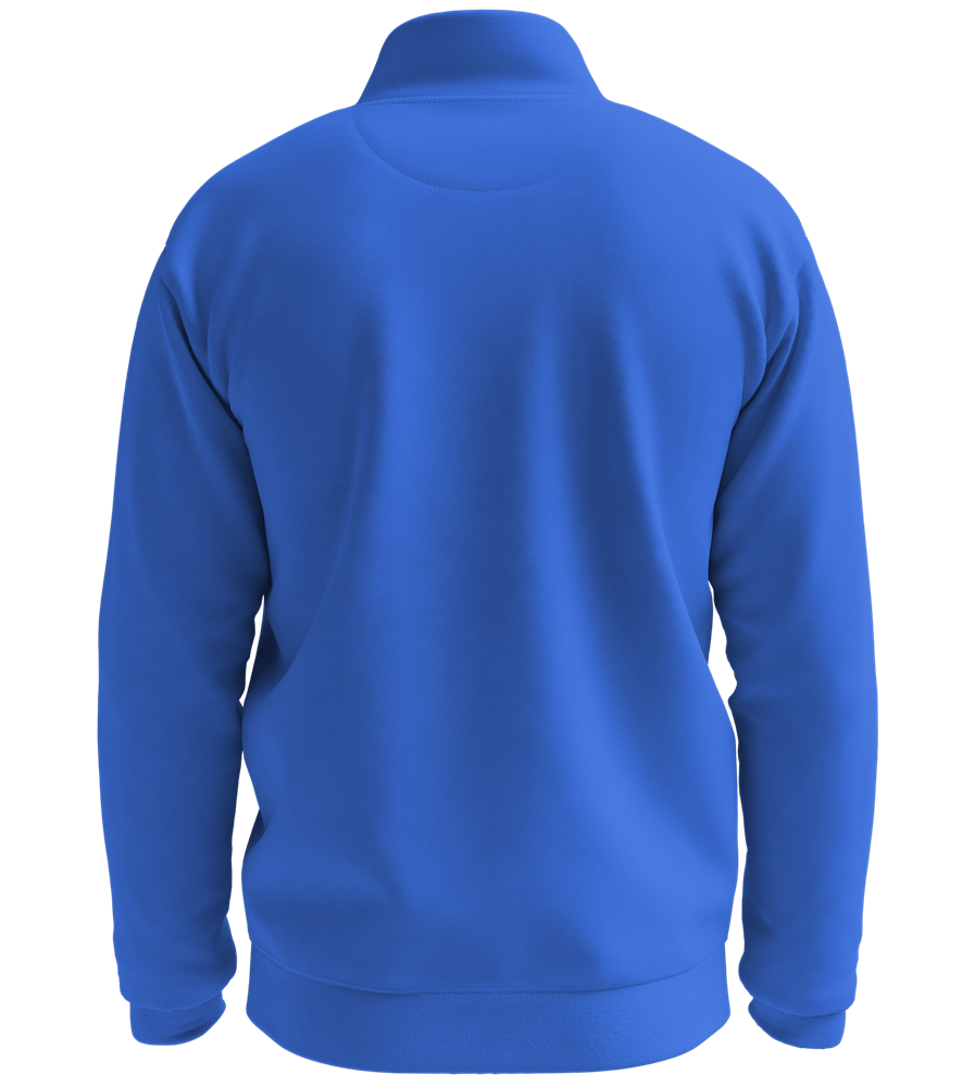 Premium Unisex Zip-Neck Pullover_ROYAL BLUE_back