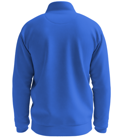 Premium Unisex Zip-Neck Pullover_ROYAL BLUE_back