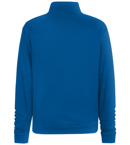 Premium Unisex Zip-Neck Pullover_ROYAL_back