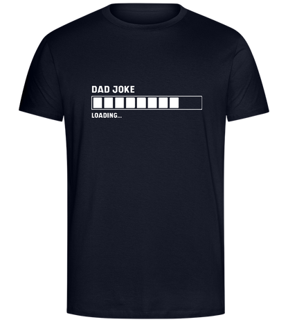 Dad Joke Loading Design - Comfort Unisex T-Shirt_FRENCH NAVY_front