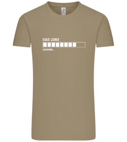 Dad Joke Loading Design - Comfort Unisex T-Shirt_KHAKI_front