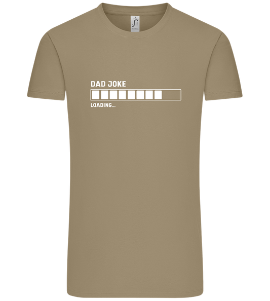 Dad Joke Loading Design - Comfort Unisex T-Shirt_KHAKI_front