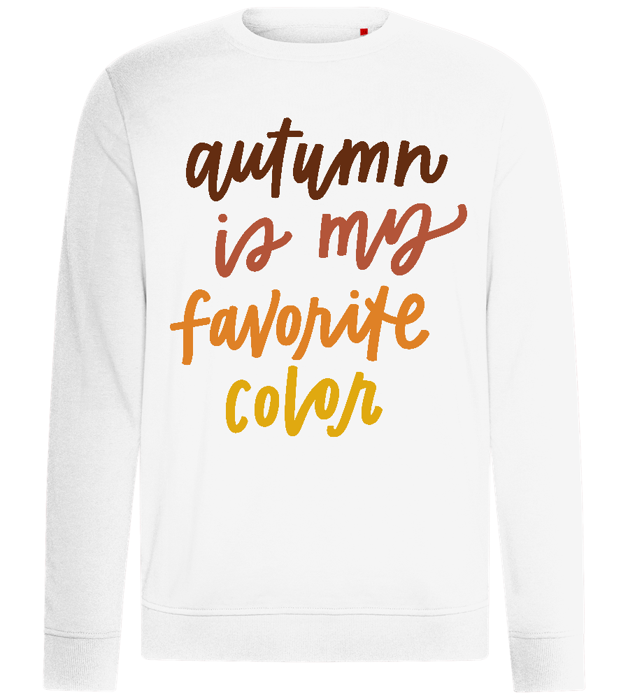 Favorite Color Autumn Design - Comfort unisex sweater_WHITE_front