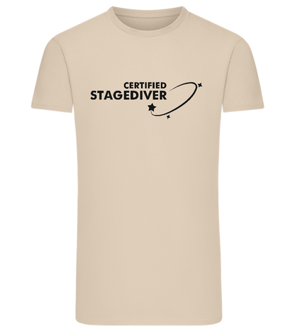 Certified Stagediver Design - Comfort men's fitted t-shirt_SILESTONE_front