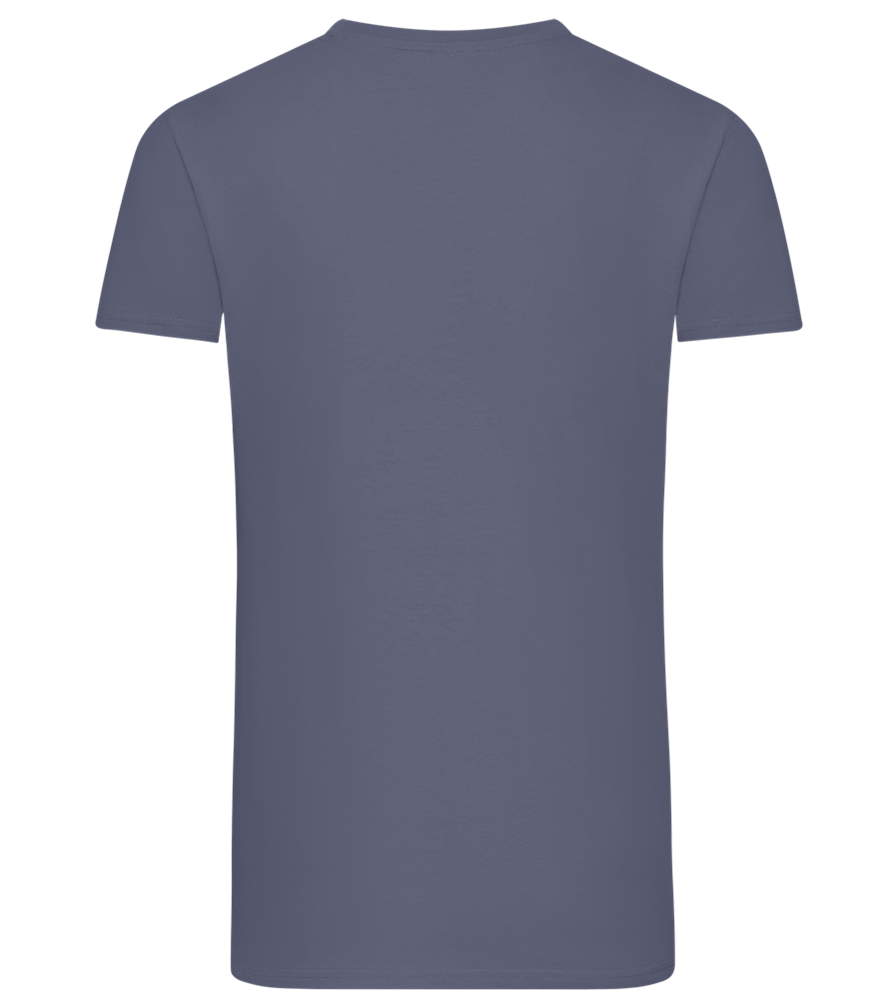Certified Stagediver Design - Comfort men's fitted t-shirt_DENIM_back