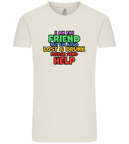 I am the Friend Design - Comfort Unisex T-Shirt_ECRU_front