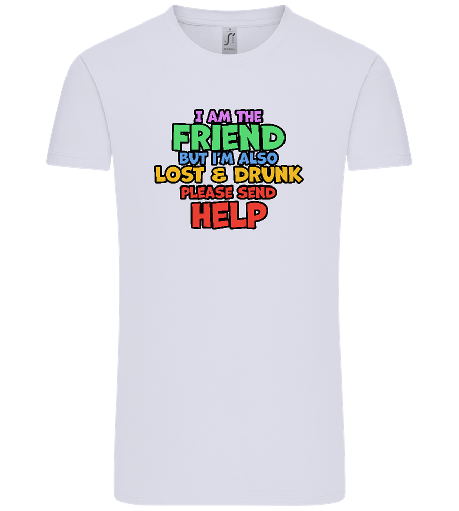 I am the Friend Design - Comfort Unisex T-Shirt_LILAK_front