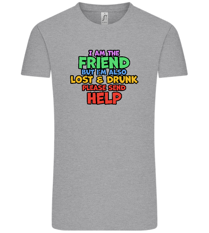 I am the Friend Design - Comfort Unisex T-Shirt_ORION GREY_front