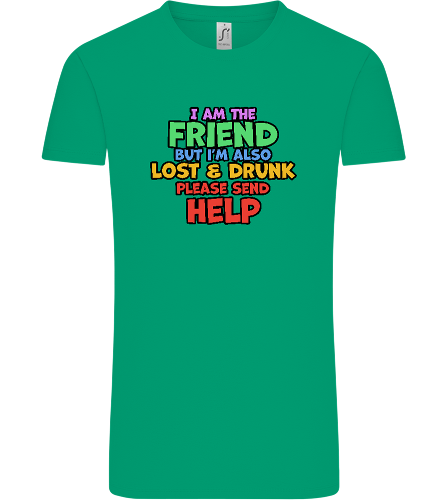 I am the Friend Design - Comfort Unisex T-Shirt_SPRING GREEN_front
