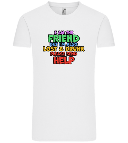 I am the Friend Design - Comfort Unisex T-Shirt_WHITE_front