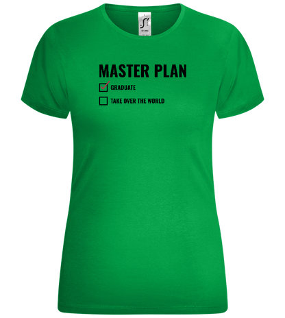 Master Plan Design - Comfort women's t-shirt_MEADOW GREEN_front